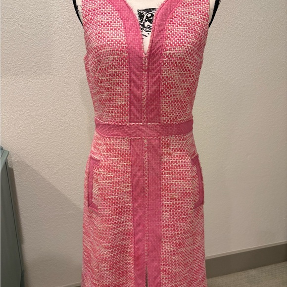 Milly Dresses & Skirts - Milly Pink Textured Midi Dress